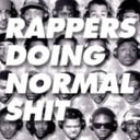 blog logo of rappersdoingnormalshit-blog