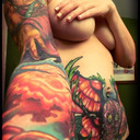 Tattooed chicks