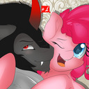 blog logo of ASK King Sombra and Pinkie Pie