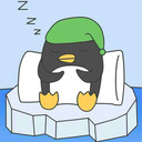 Sleeping penguin