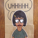 blog logo of I draw on lunch bags