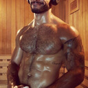 Hairy Muscle Hunks