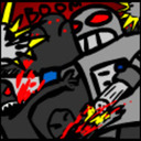 blog logo of your pal and friend, death bot (◡‿◡✿)